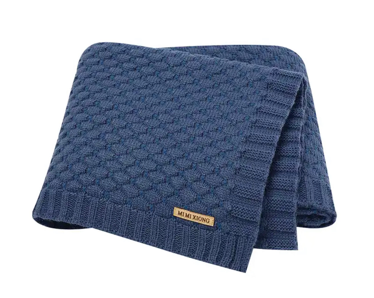 Knitted baby blanket