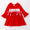 Bow Santa smocked dress