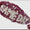 Burgendy/white game day headband