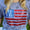 USA sequin appliqué tee