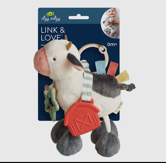 Cow itzy friends activity plush