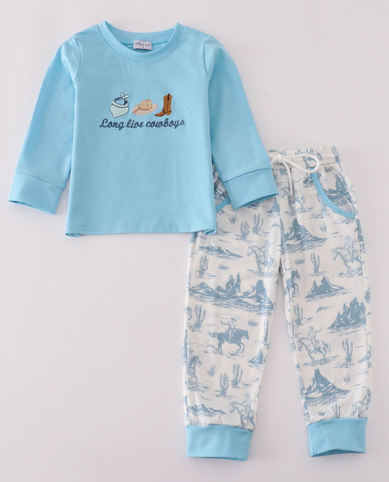 Long live cowboys jogger pant set