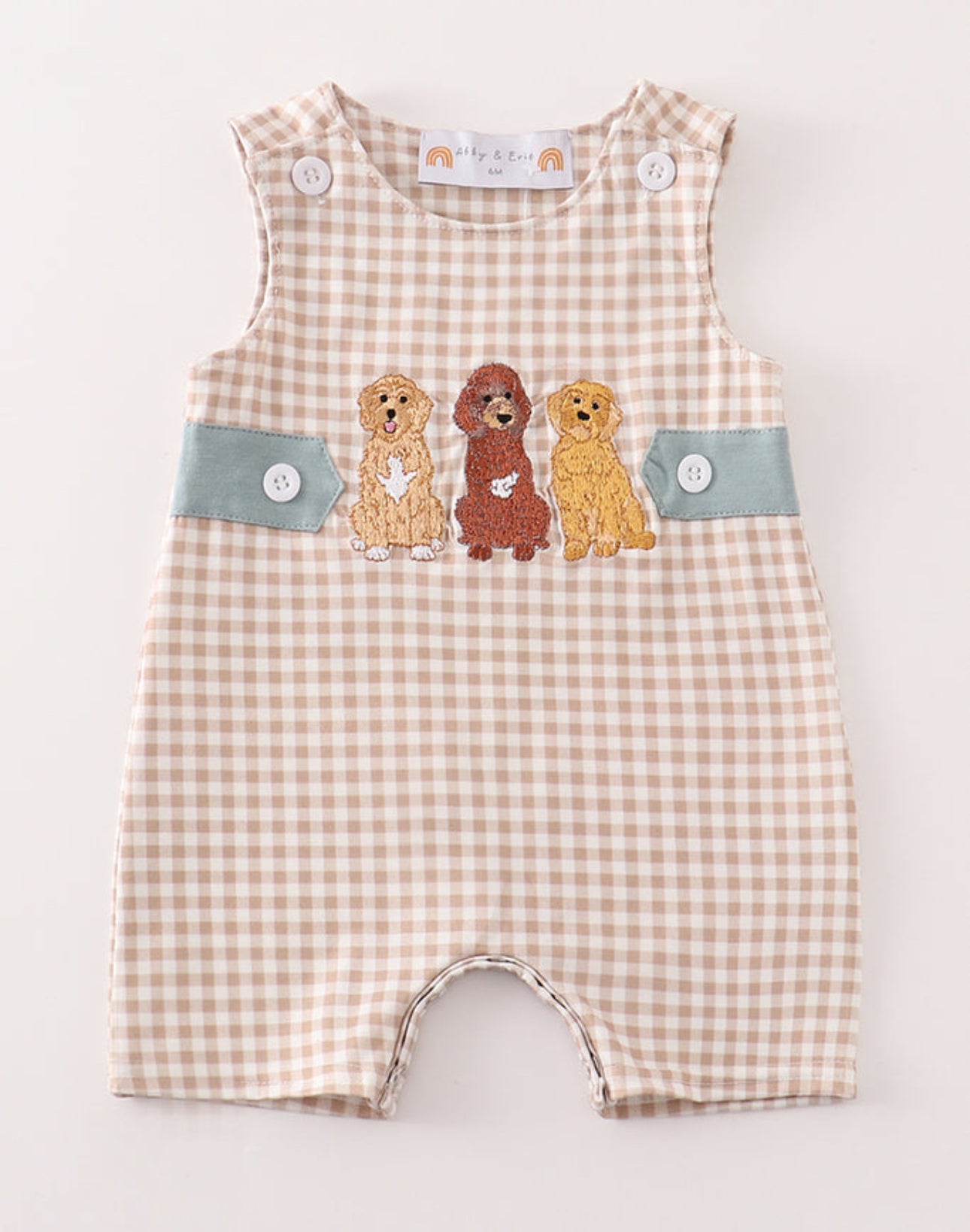 Gingham puppy Jon Jon