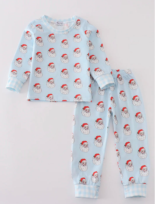 Blue Santa boys set