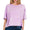 Acid crinkle wash tee - lavender
