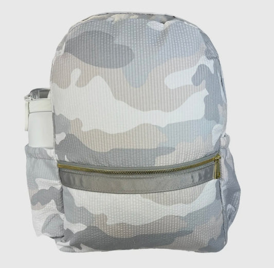 Snow Camo Backpacks-includes name or monogram