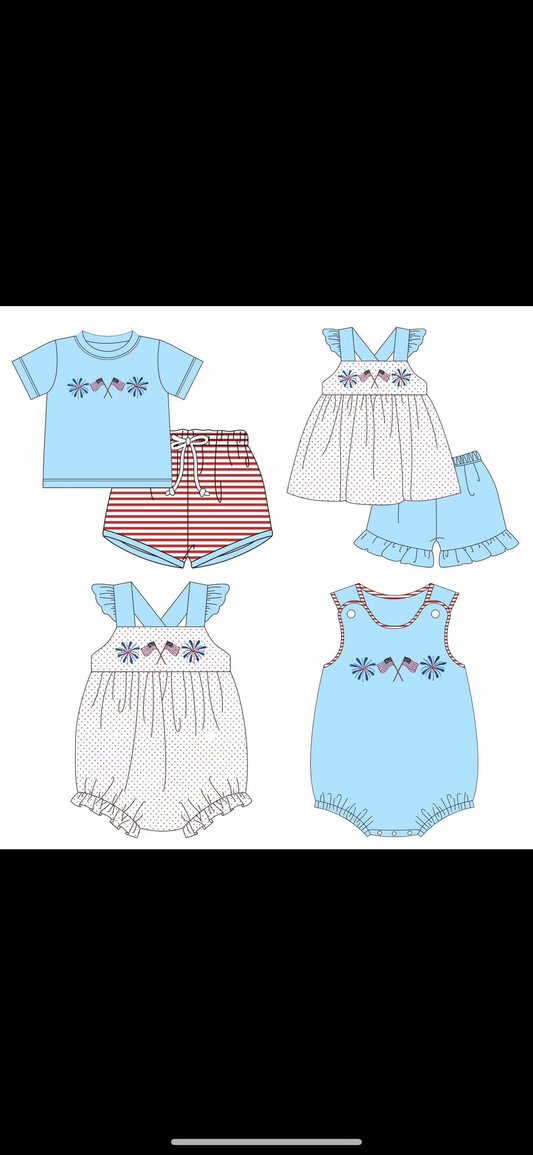 firework dot short set