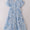 Blue toile mom dress