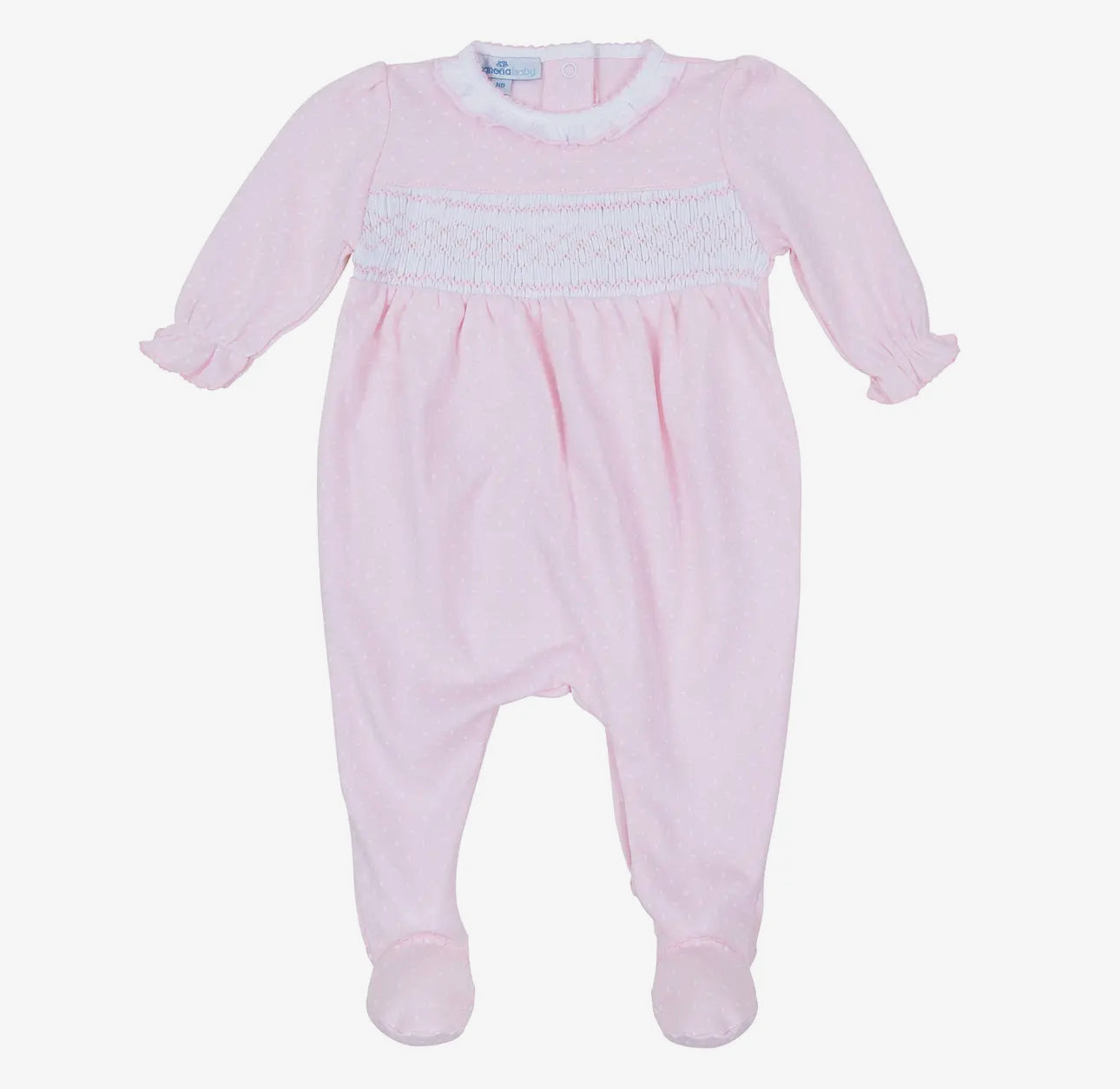 Simply sweet smocked footie