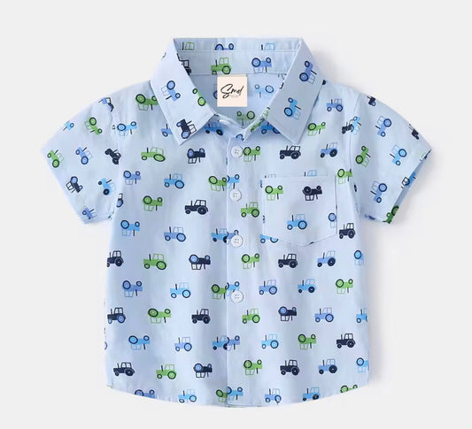 Tractor boys button down