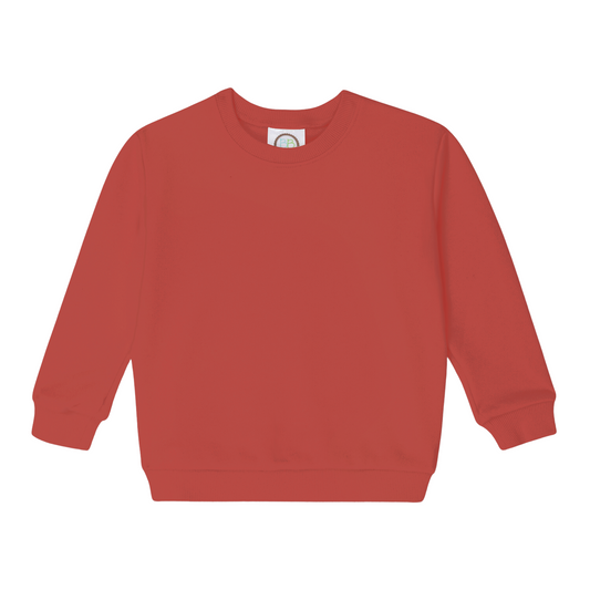 EMBROIDERY INCLUDED! Red sweatshirt