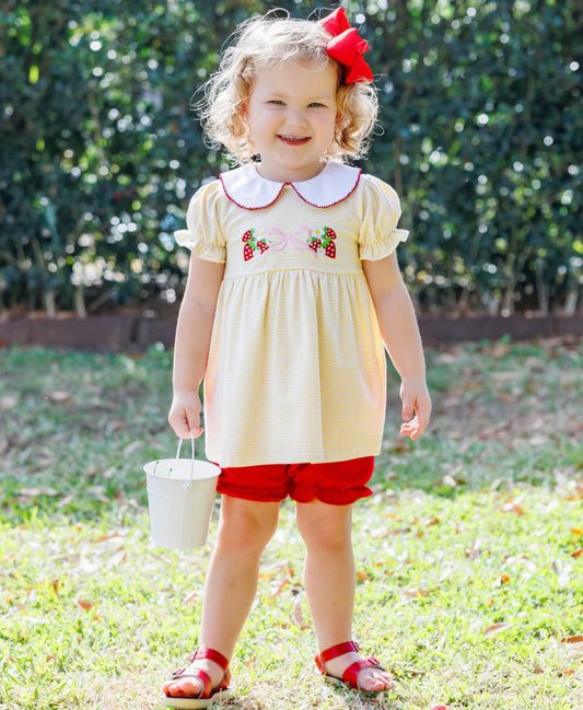Strawberry bloomer set