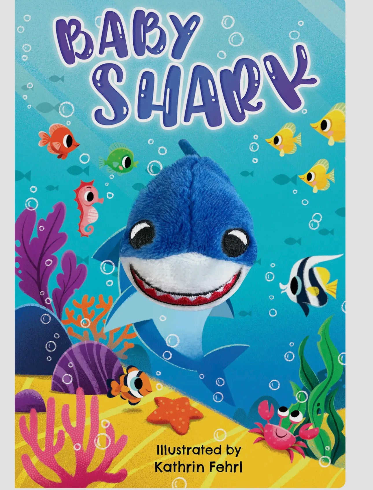Baby shark finger puppet book