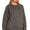 Acid wash oversized pullover- ash black