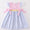 Pink seersucker girls dress