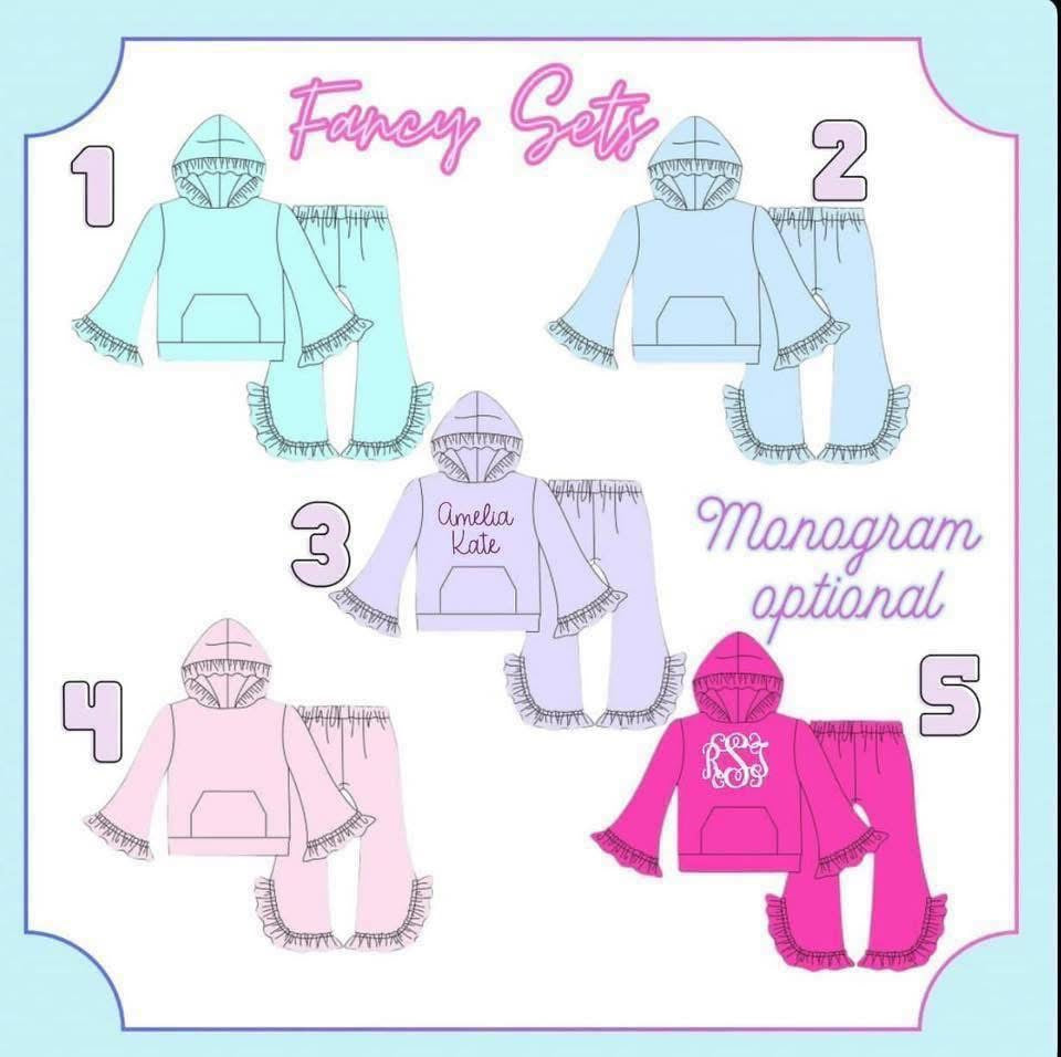 Fancy ruffle sets