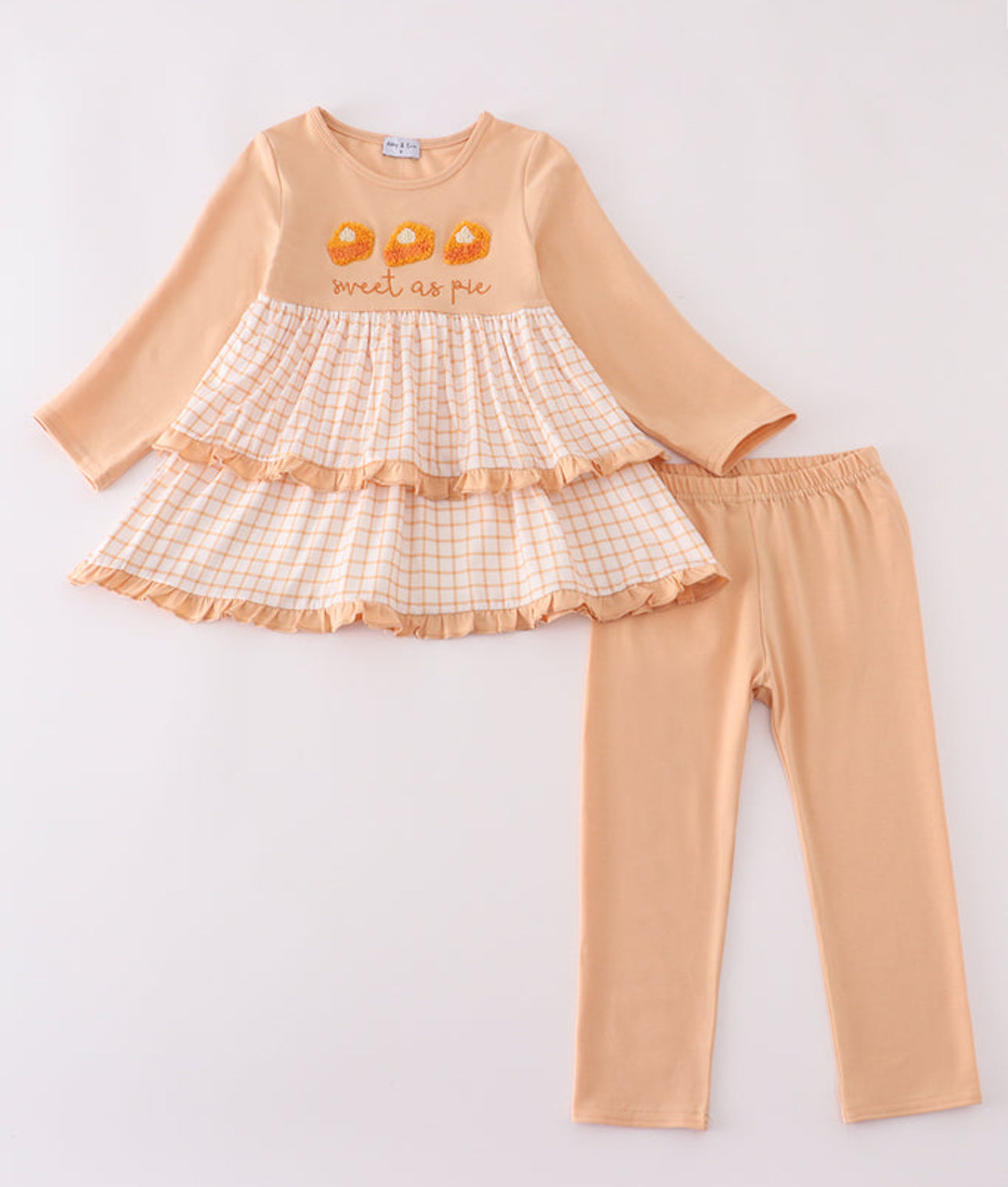 Sweet as pie French knot girl set