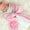 Seersucker swaddle blanket & sash- embroider me