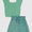 Girls teal short set