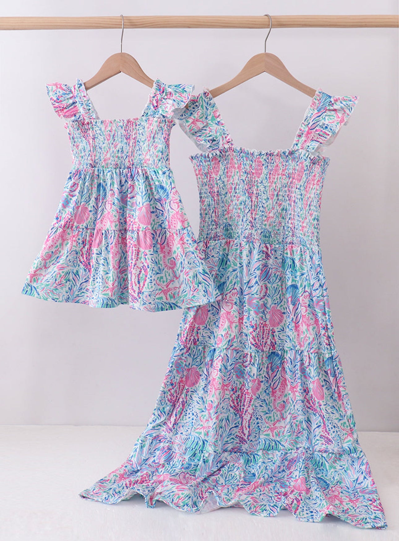 Marine life girls dress