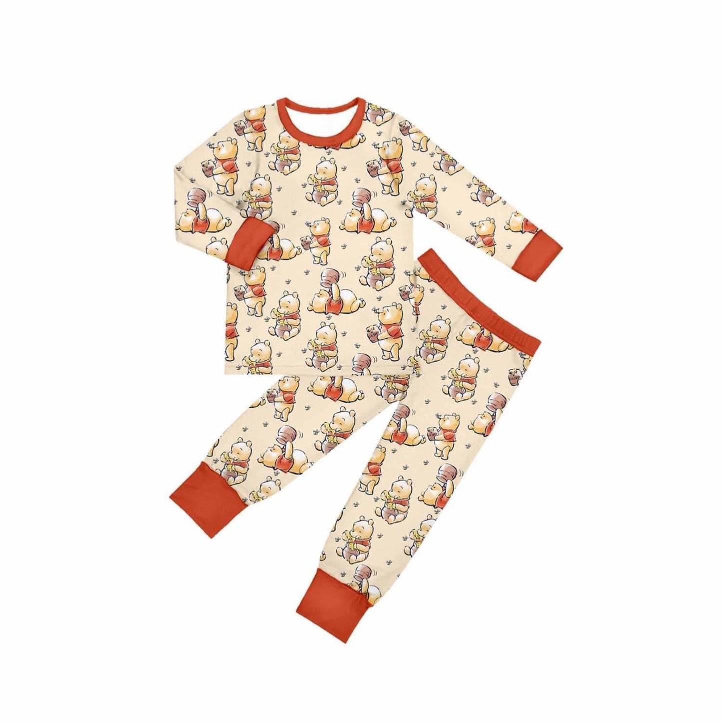 Honey bear bamboo set