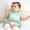 I heart mom sage floral girls set