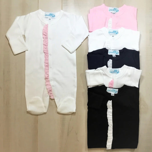 NB footie- Includes name/monogram