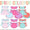 Spring colorpop - pink & blue -includes embroidery