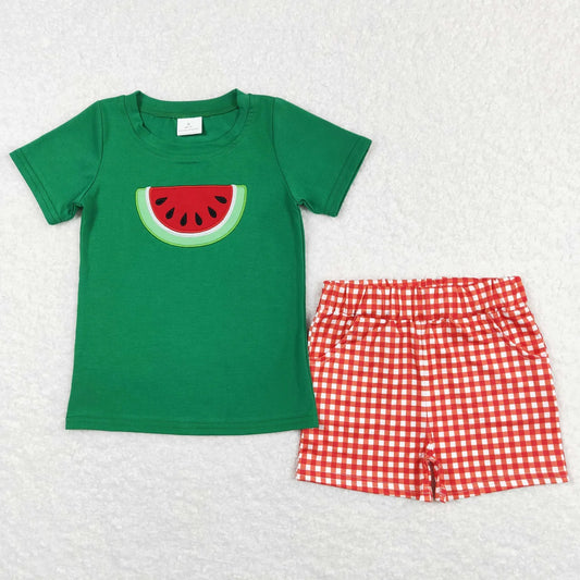 Watermelon boys short set