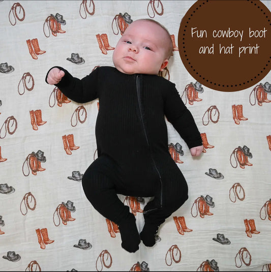 Western boots swaddle