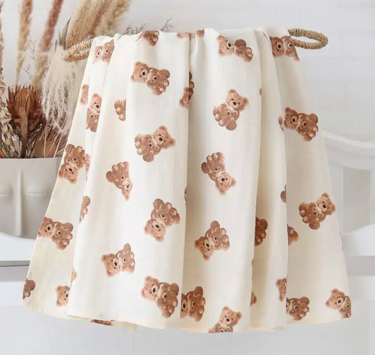 Newborn multi use blanket/burp cloth