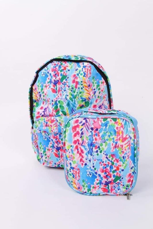 Lilly backpack + lunch box