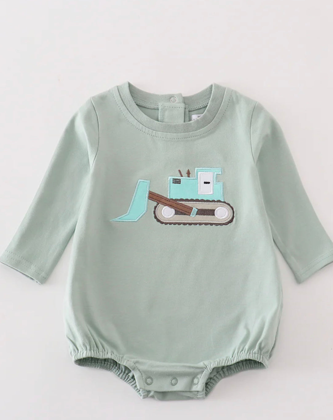 Green equipment appliqué bubble