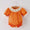 Pumpkin smocked bubble