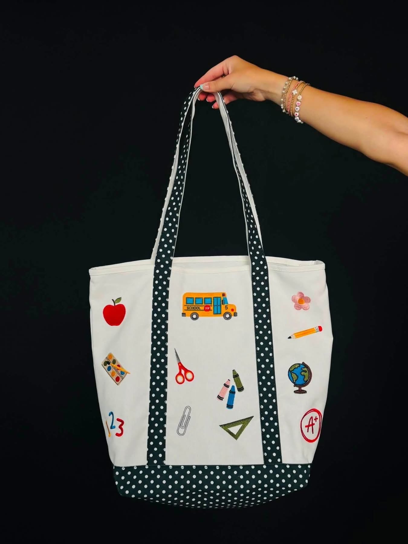 Teacher things tote bag