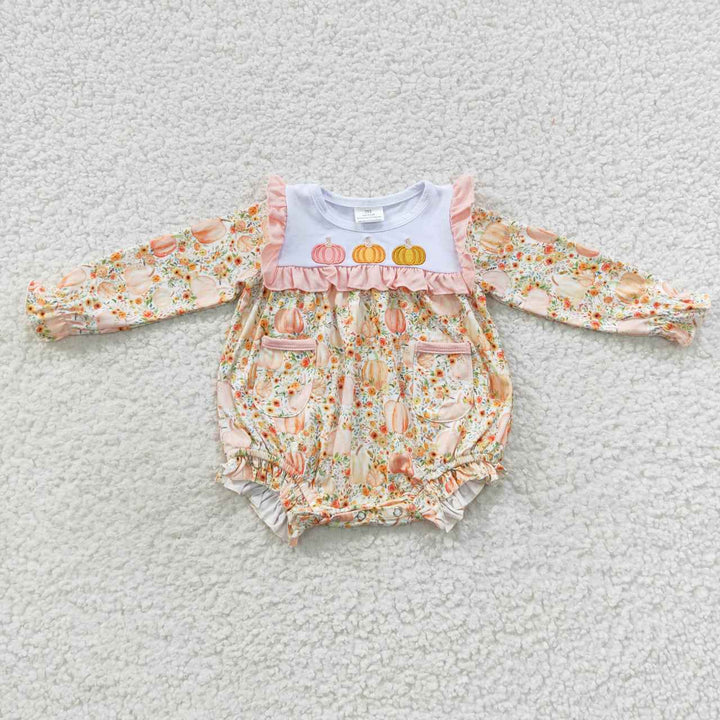 Girls pumpkin trio bubble
