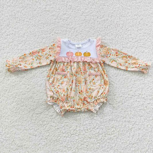 Girls pumpkin trio bubble