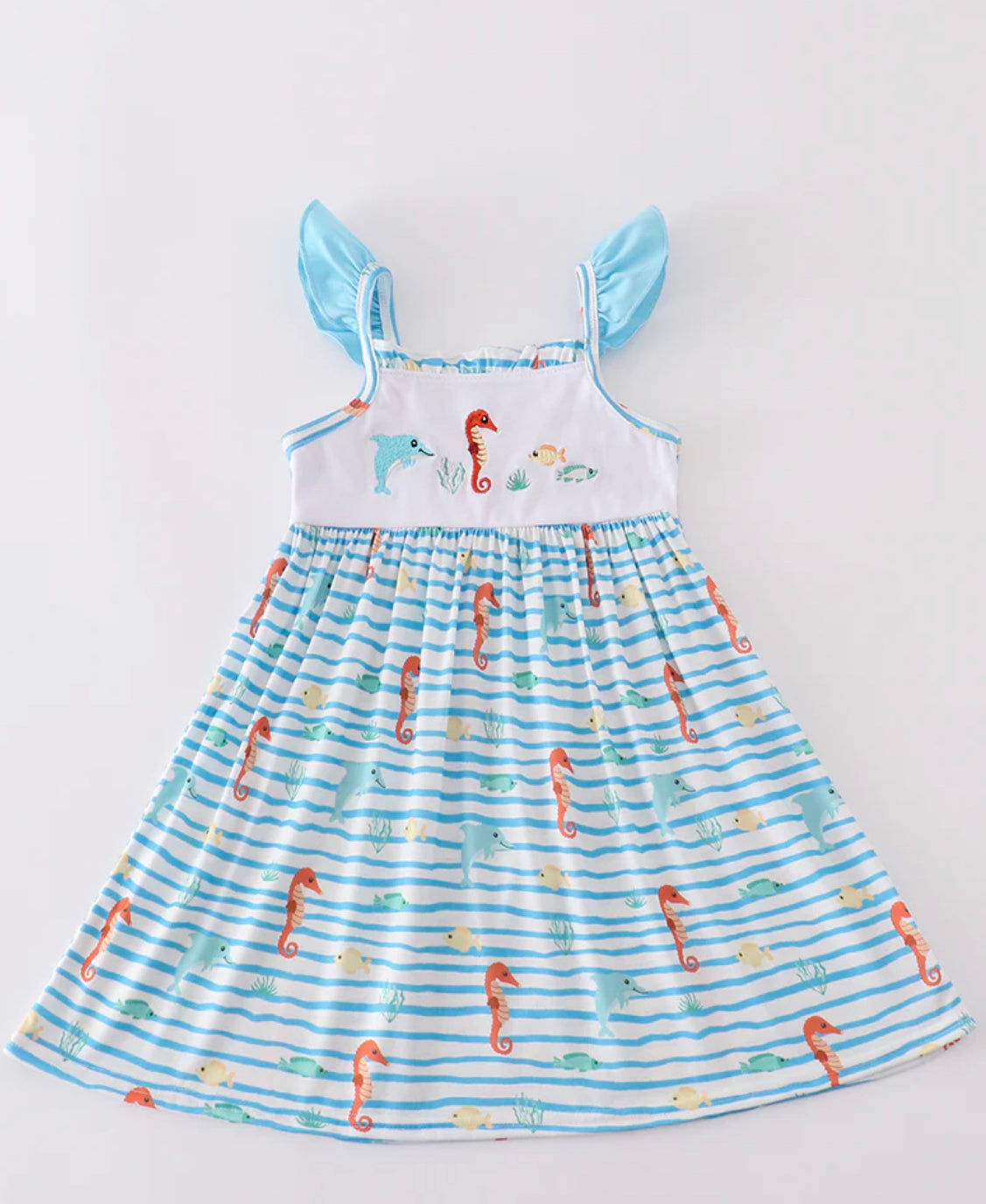 Marine animal girls dress