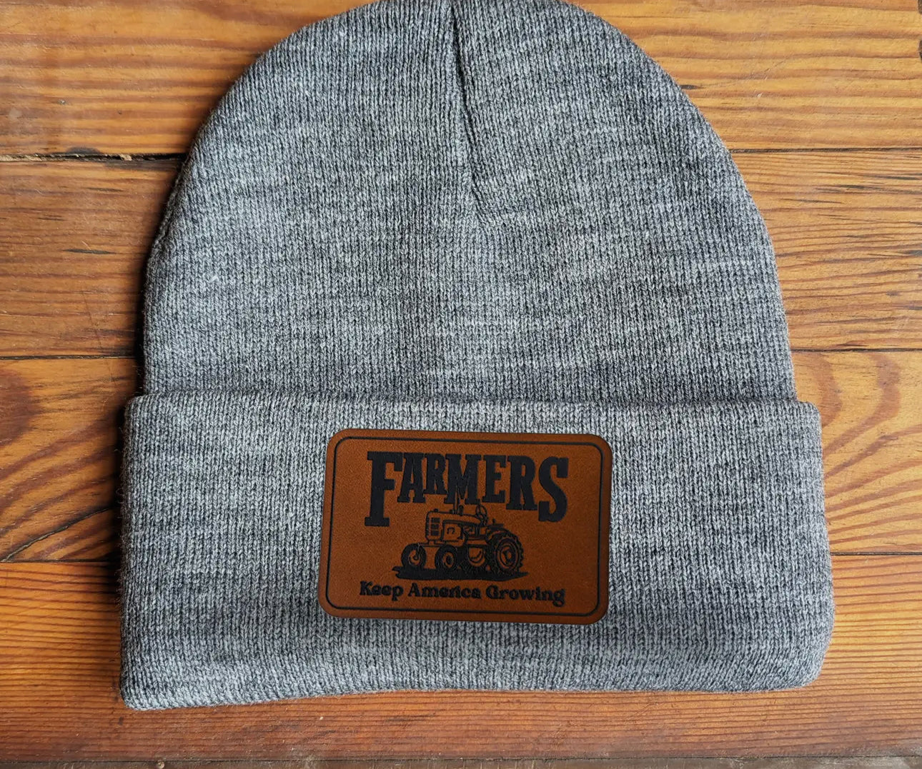 Tractor farmers keep American growing beanie - kids