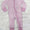 Pink gingham bamboo zippy