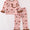 Pink gingerbread girls pajama sets
