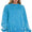 Acid wash pullover- ocean blue