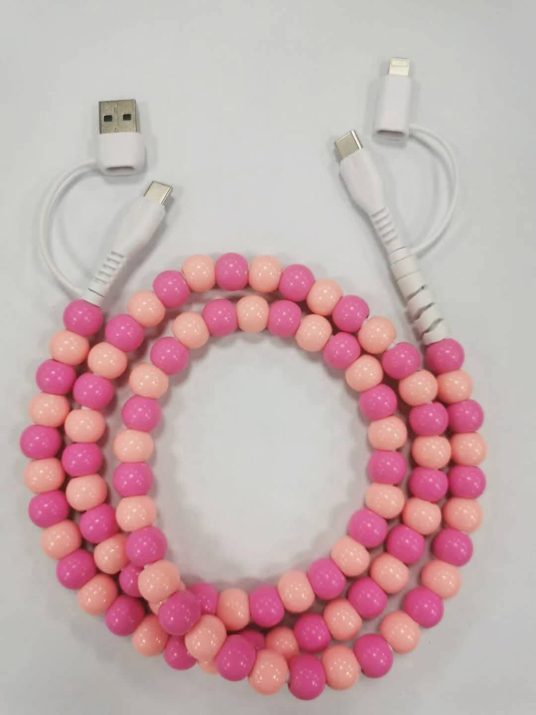 4in-1 beaded charging cord