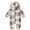 Checkered winter romper