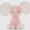 Pink elephant- INCLUDES EMBROIDERY ON EAR