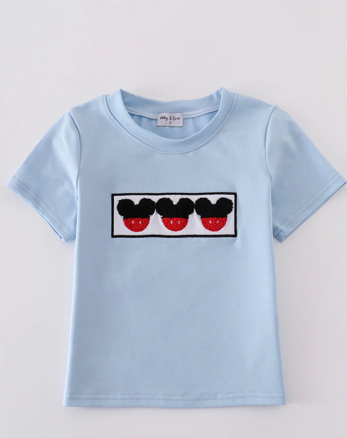 Blue ears french knot shirt