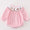 Pink smocked western bubble