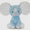 Blue elephant- INCLUDES EMBROIDERY ON EAR