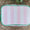 Stripe cosmetic bag with tassel- includes monogram