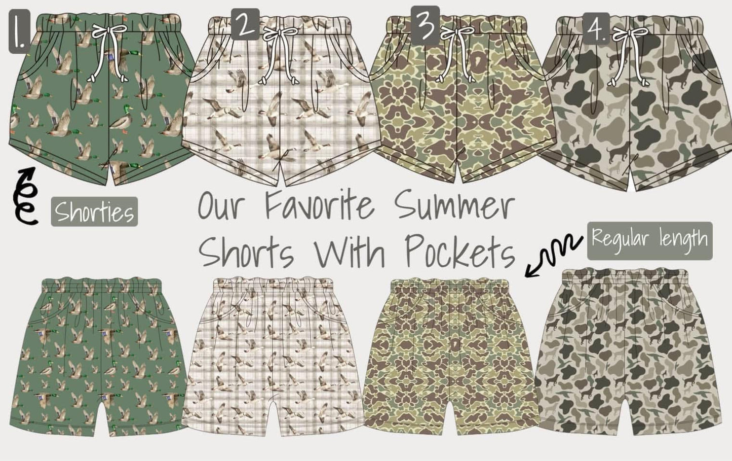 Camo shorts #3